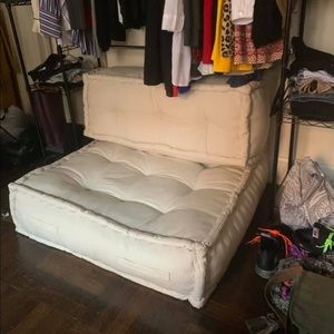 Floor cushion and back pillow